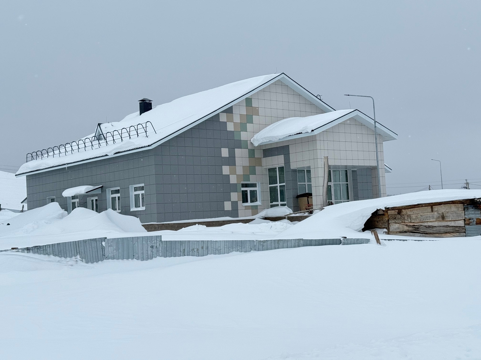 О ходе строительства клуба в д. Новые Казанчи