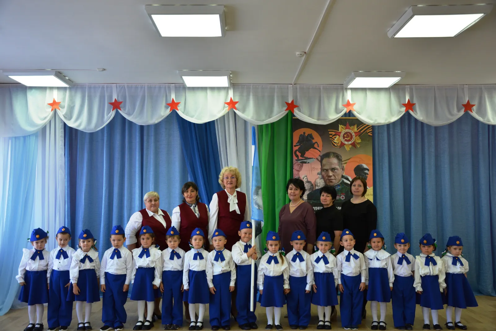 Дошкольники стали юными шаймуратовцами