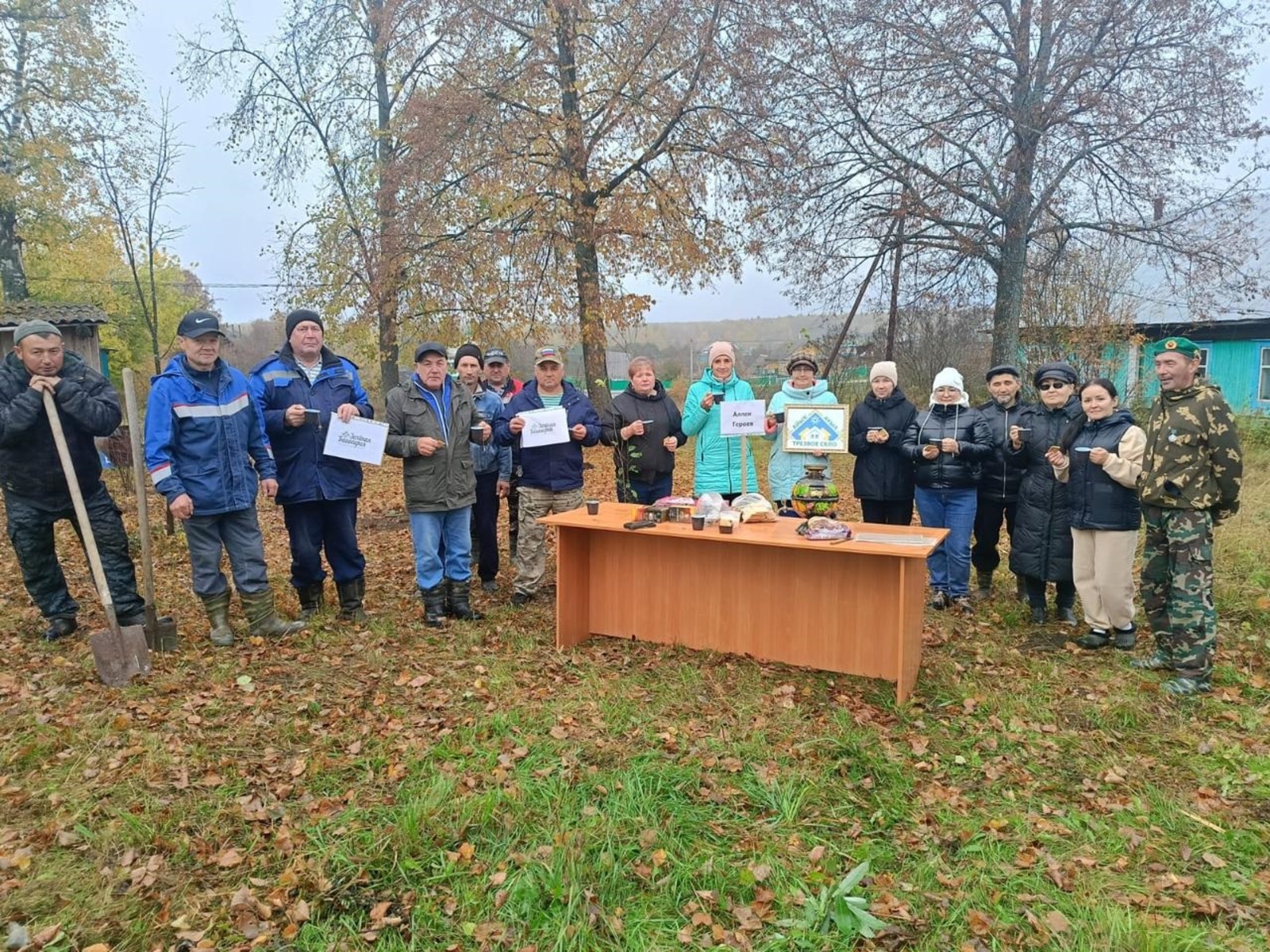 В деревне Кшлау-Елга появилась Аллея Героев!