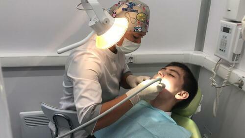 Уфимские детские стоматологи осмотрели детей Караидельского района