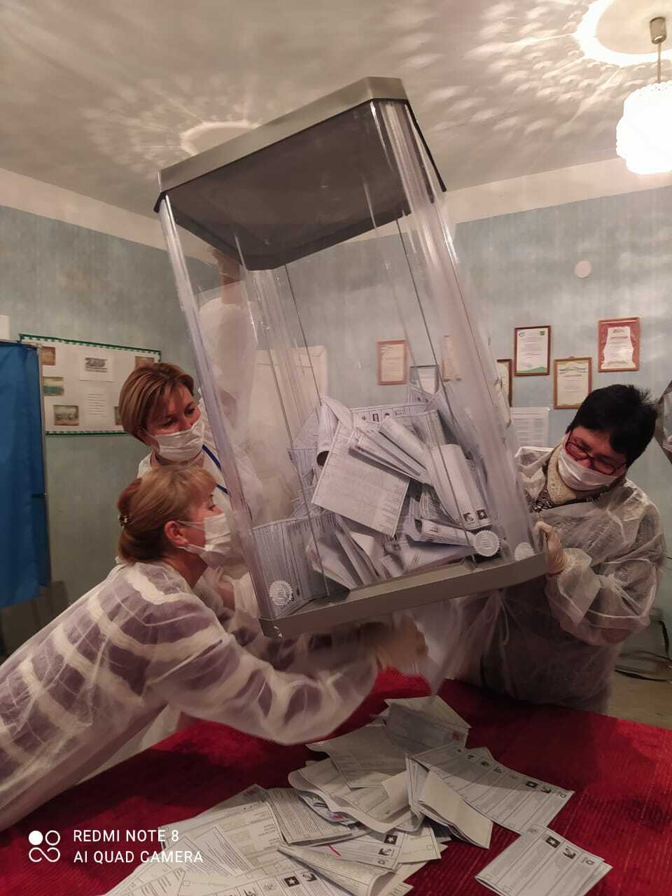 Предварительные результаты выборов в Госдуму по данным территориальной избирательной комиссии района