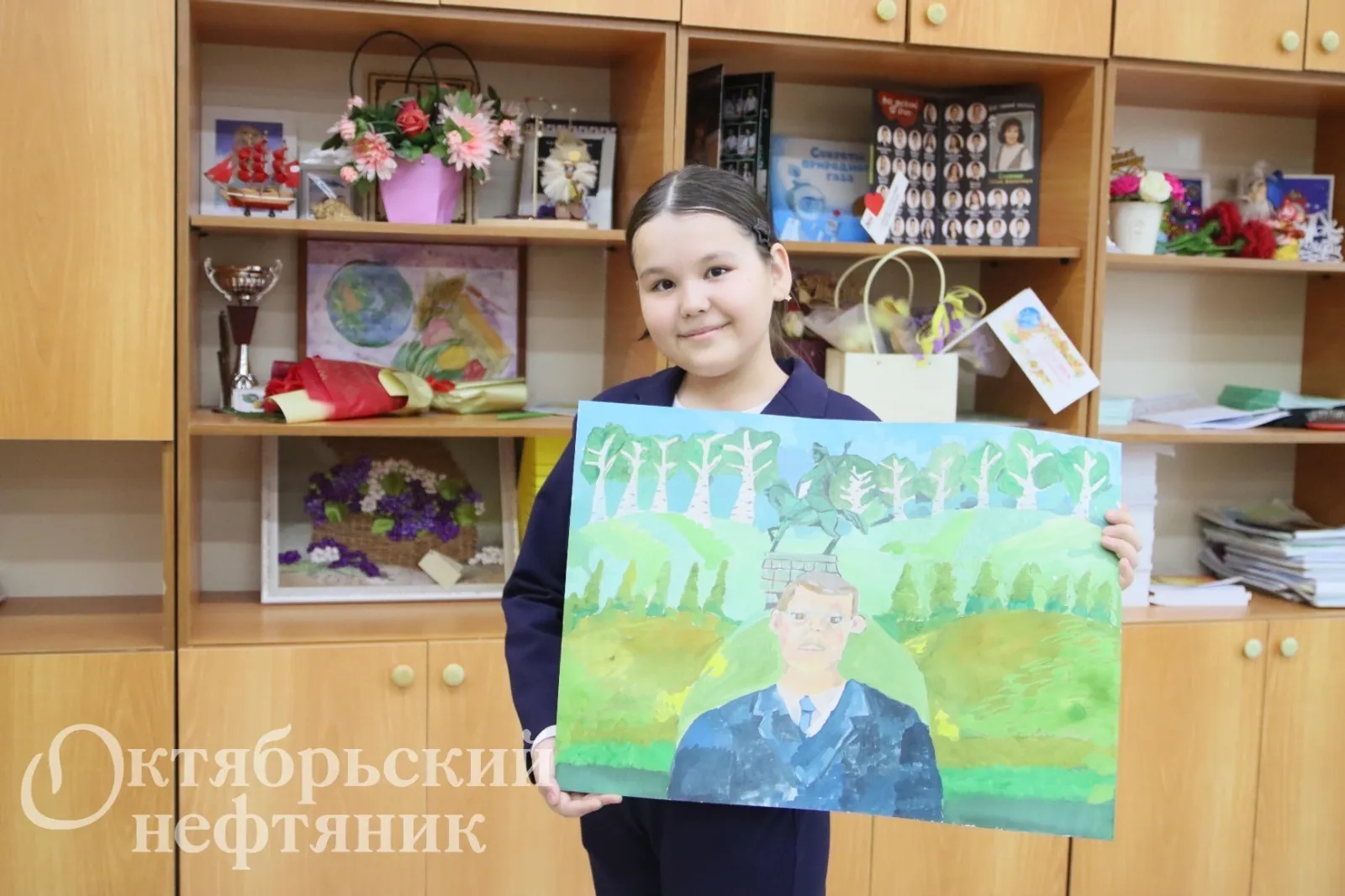 Радий Хабиров после прямой линии четвероклассницу пригласил в Уфу.