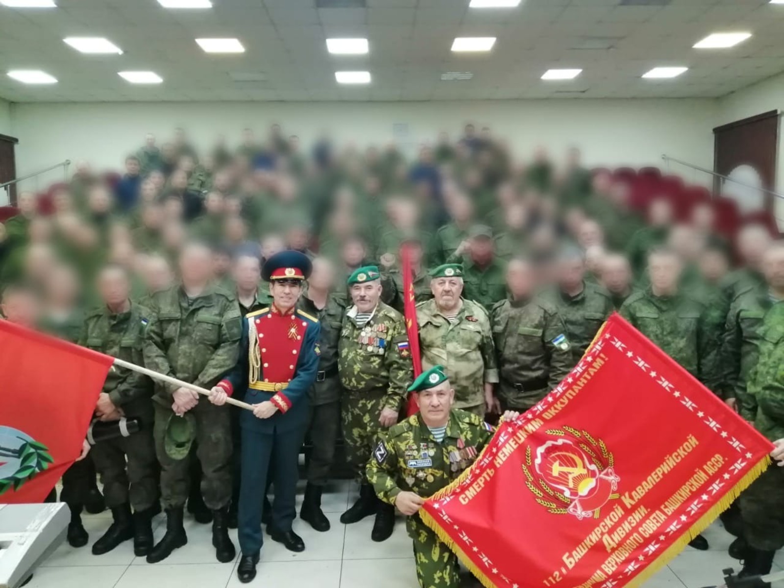 Ветераны военной службы дали концерт мобилизованным из Башкирии в Пензе
