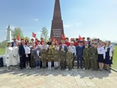 Торжественный митинг в селе Старые Казанчи