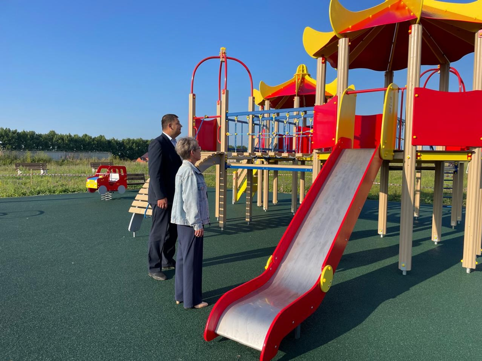 В сёлах Башкортостана обновляются и строятся новые общественные пространства