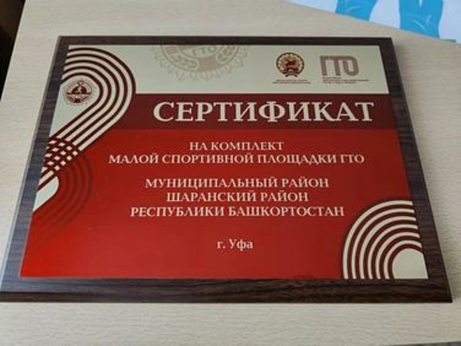 В Шаранском районе появится новая спортивная площадка ГТО