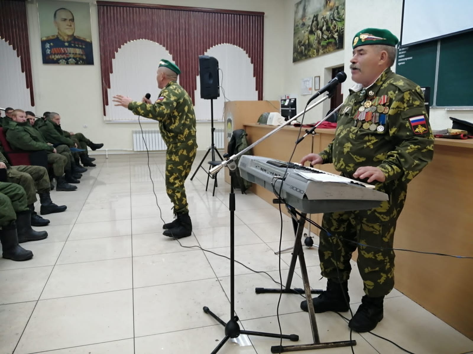 Ветераны военной службы дали концерт мобилизованным из Башкирии в Пензе
