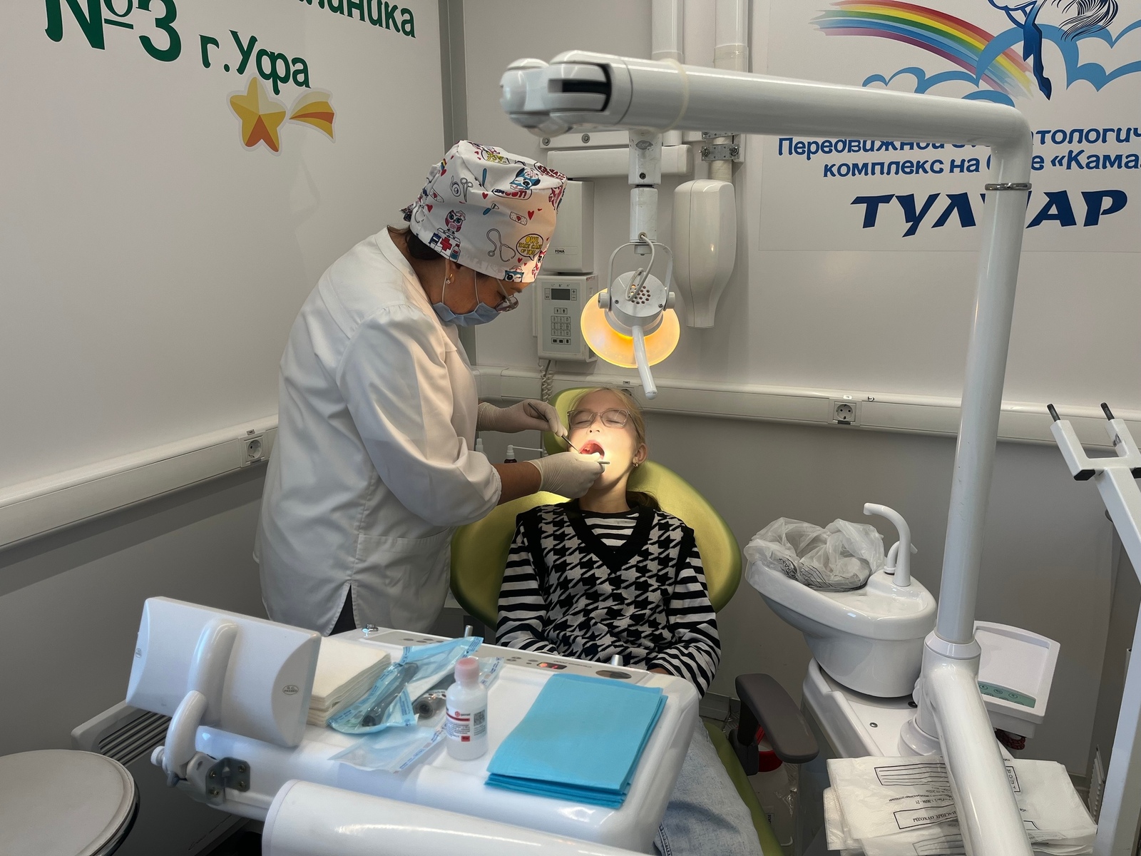 Детские стоматологи побывали в д. Султанбеково