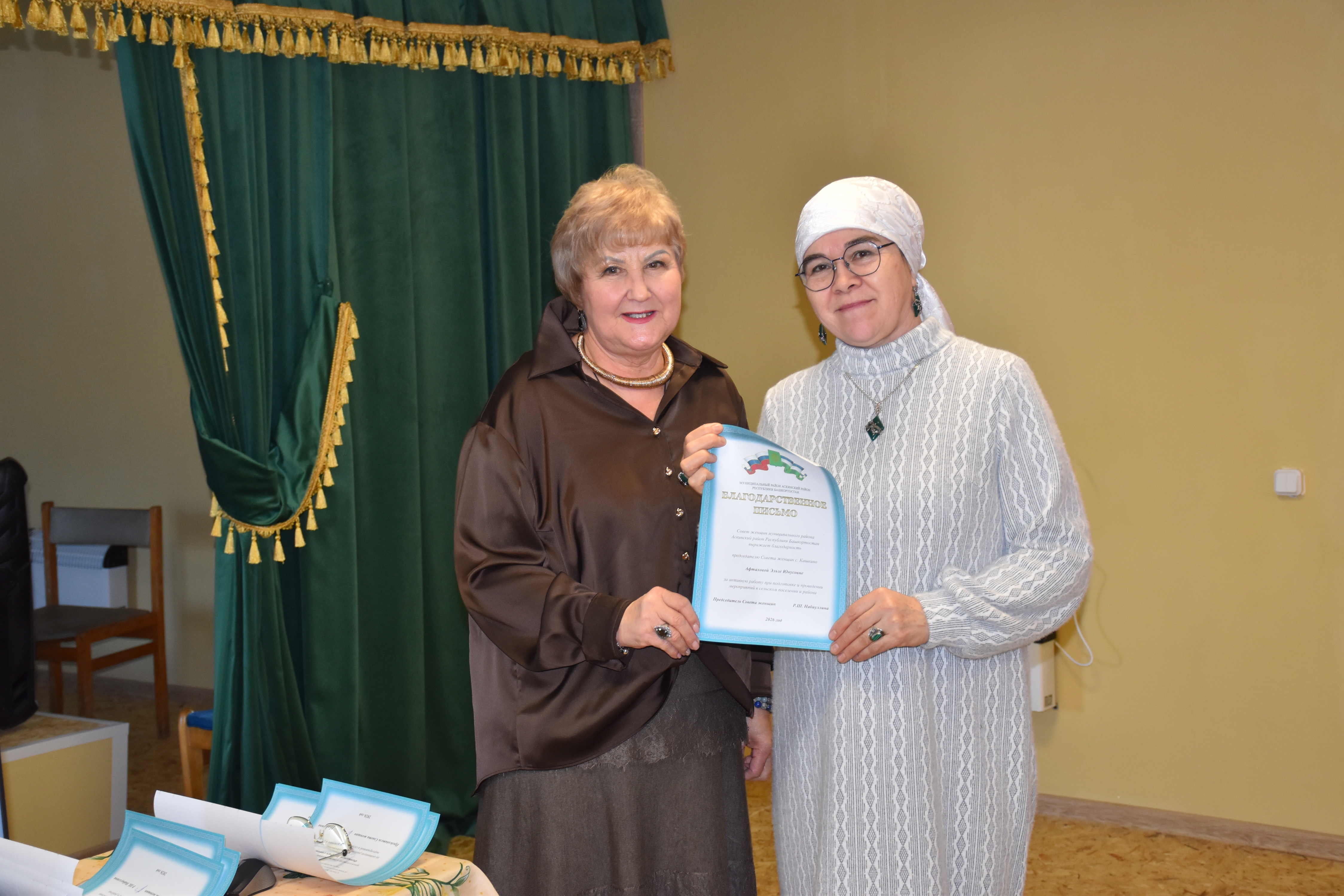 В сельском клубе д.Барахаевка