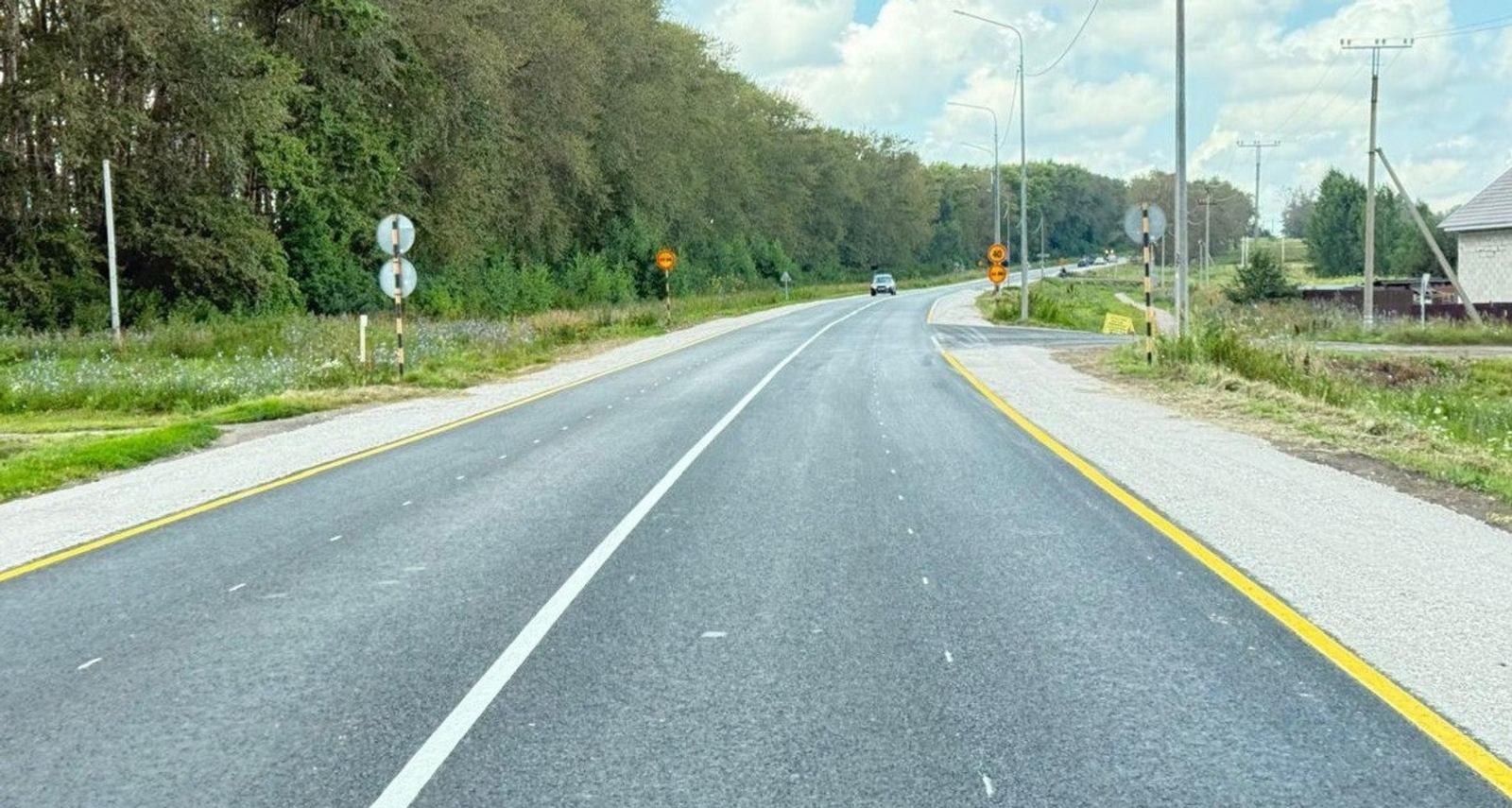 В Башкирии полностью завершили ремонт дороги через Надеждино