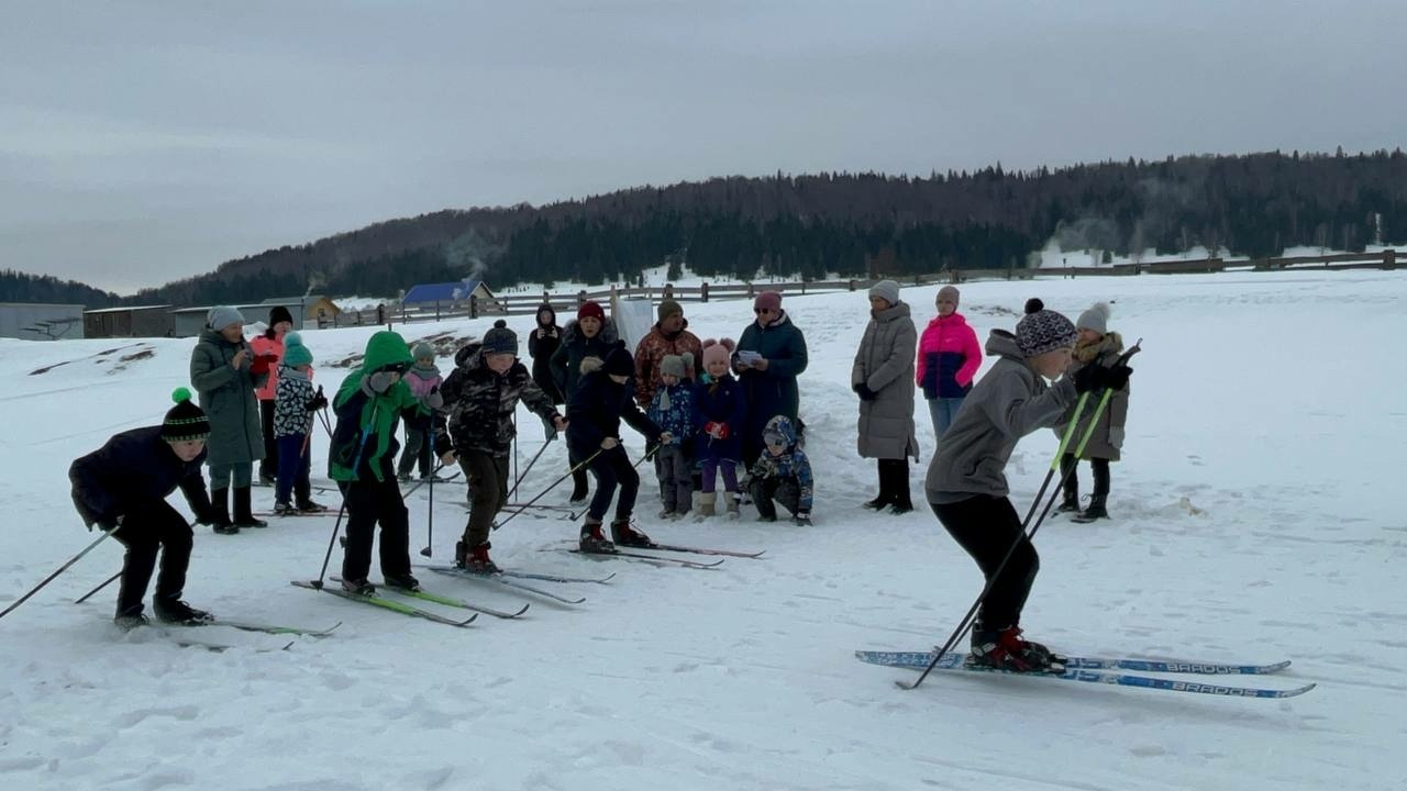 В д. Султанбеково прошло лыжное соревнование