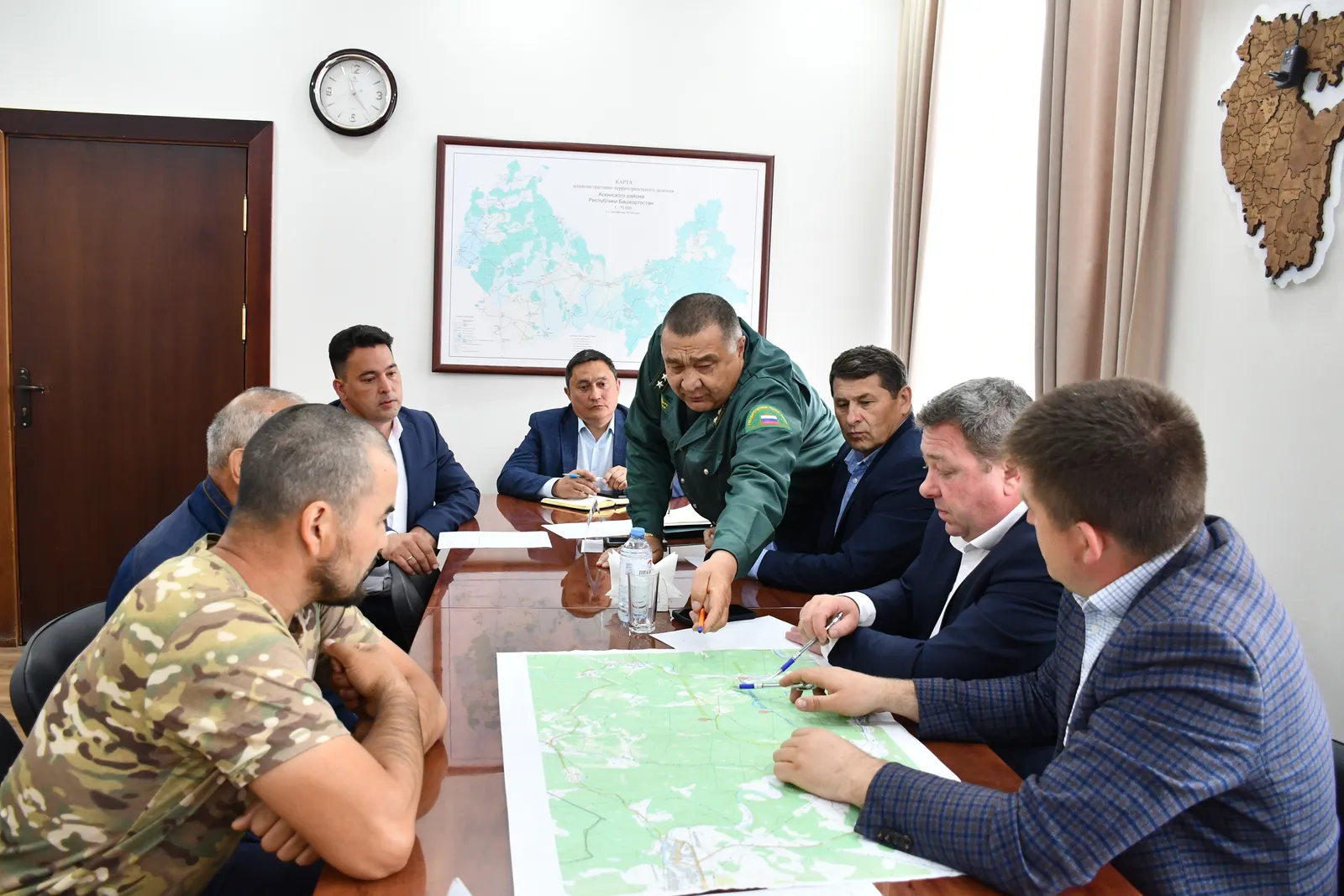 Министр лесного хозяйства РБ с рабочим визитом в Аскинском районе