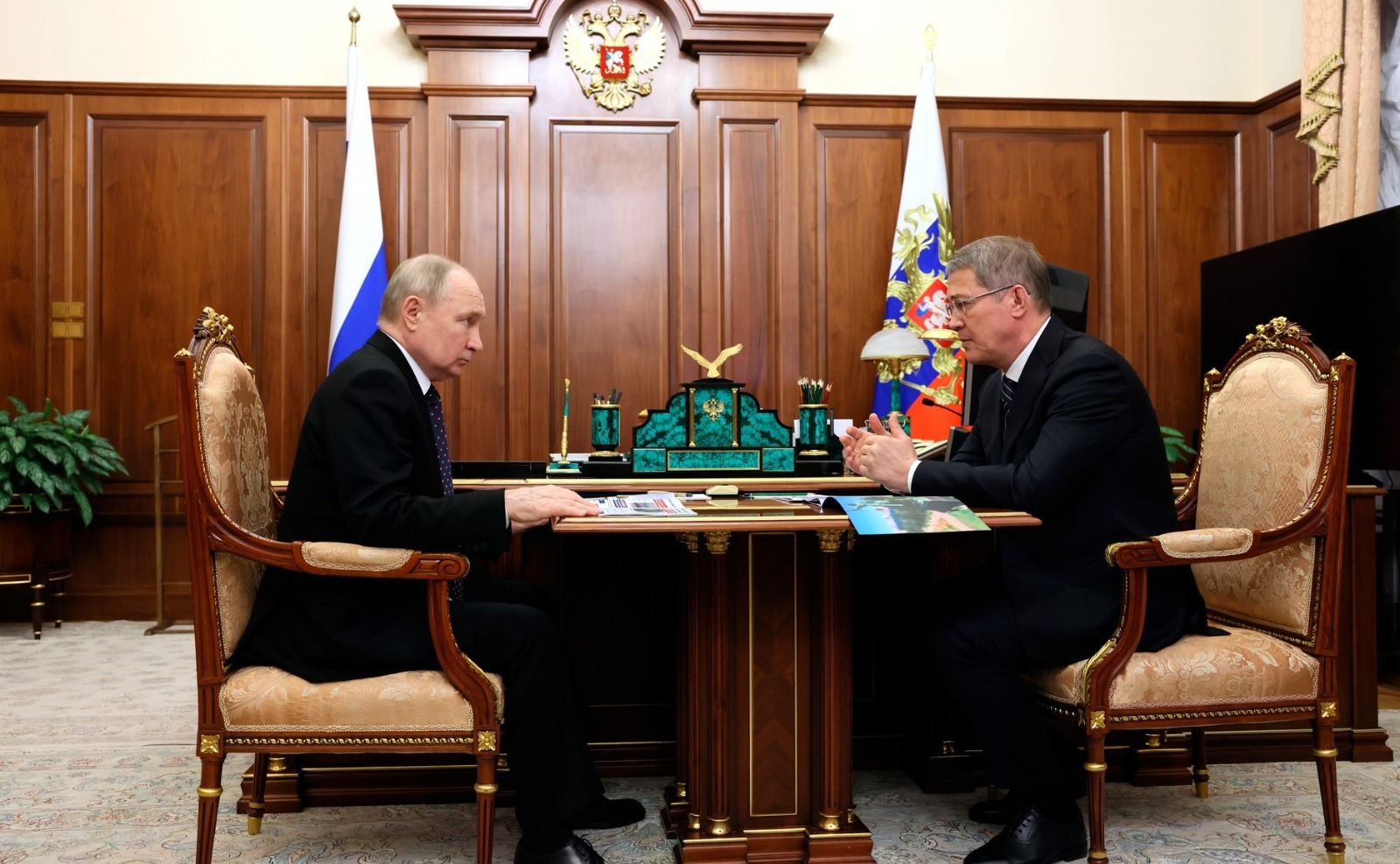 «Отличные результаты!» — Президент России Владимир Путин выразил поддержку выдвижению Радия Хабирова на второй срок