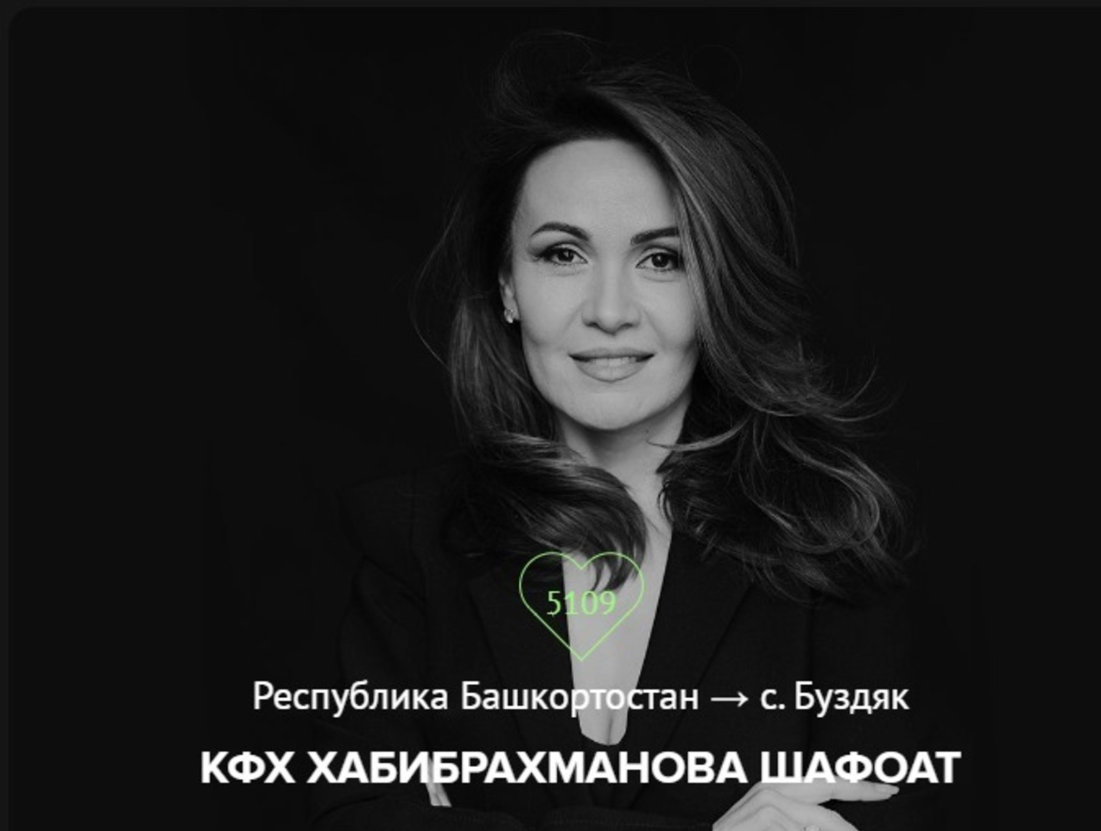 Жительница Башкирии выдвинута на премию «25 легендарных фермеров» России