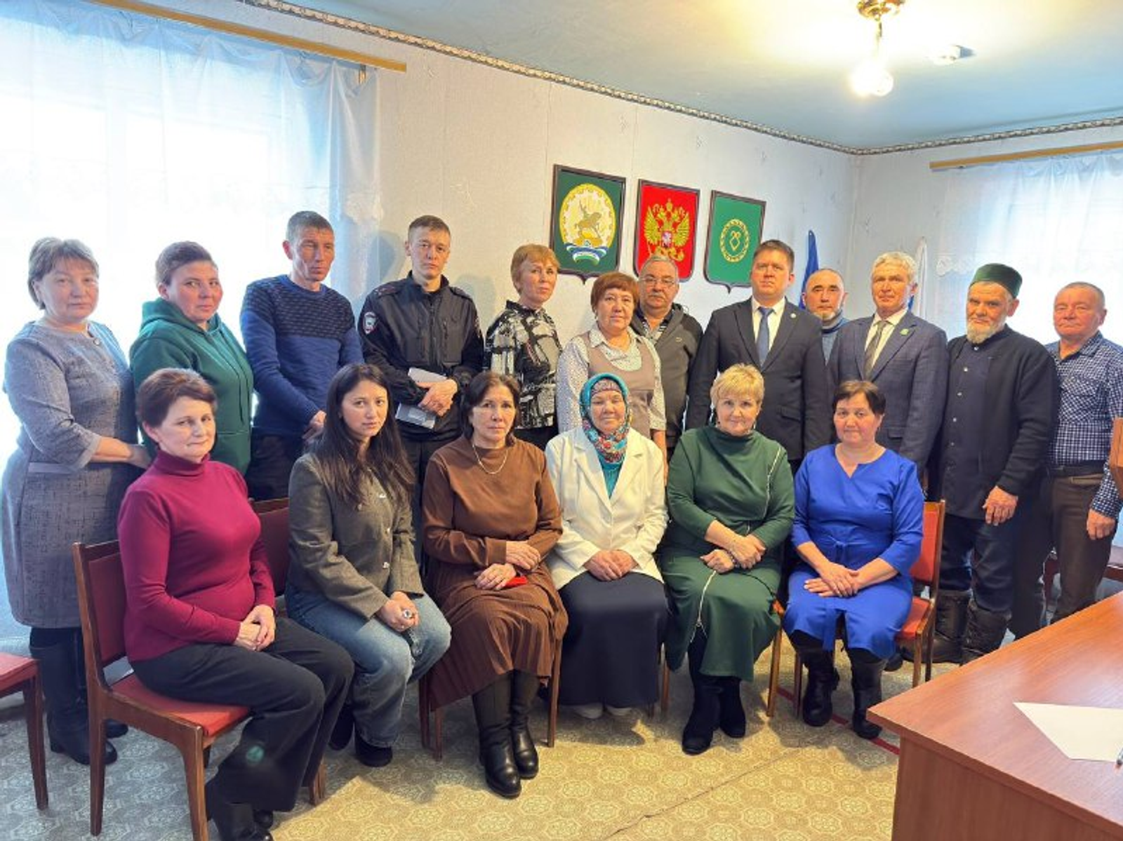 Отчетное заседание Совета в д. Евбуляк